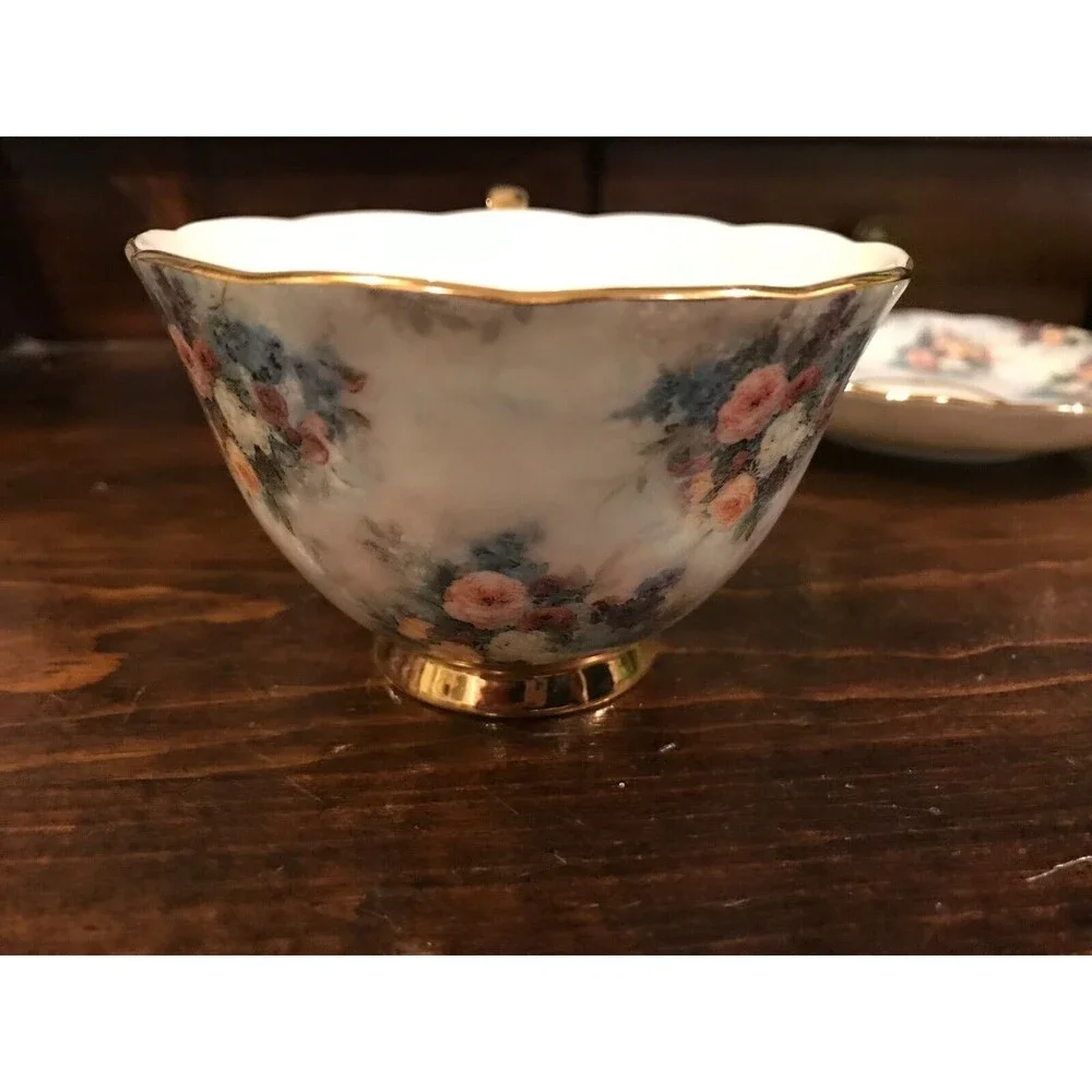Bradford Editions Lena Liu’s Glorious Chintz - “GLORY” Teacup, Saucer & Spoon